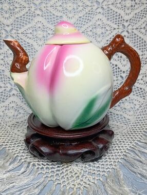 Cherry Blossom Bud And Branch Teapot